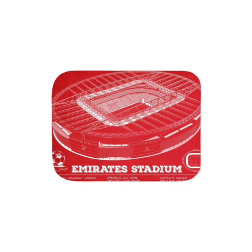 Emirates Stadium Sherpa Blanket for Arsenal FC Fans