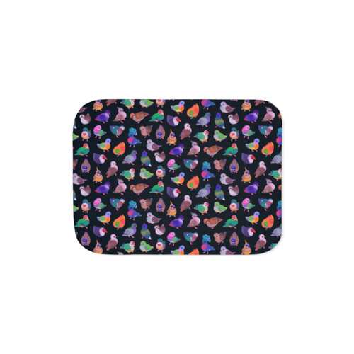 Wild Pigeon Sherpa Blanket