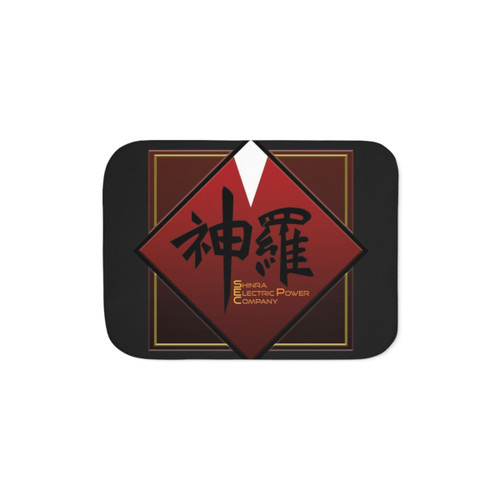 Shinra Electric Power Company Final Fantasy 7 Sherpa Blanket