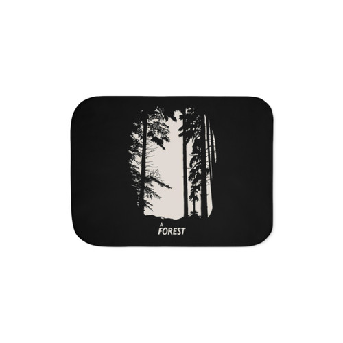 The Cure A Forest Sherpa Blanket