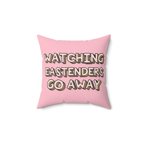 Eastenders Fan Pillow - Watching TV Show Throw Cushion