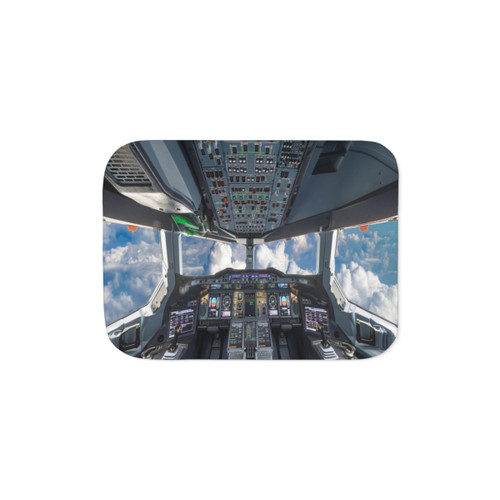 Airbus A380 Cockpit Sherpa Blanket