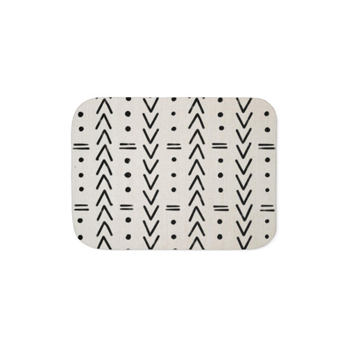 Mudcloth Geometric Sherpa Blanket