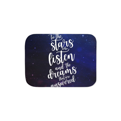 Sherpa Blanket inspired by the Night Court from the A Court of Thorns and Roses series