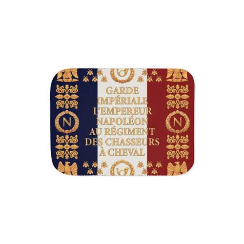 Napoleonic French Chasseurs a Cheval Sherpa Blanket