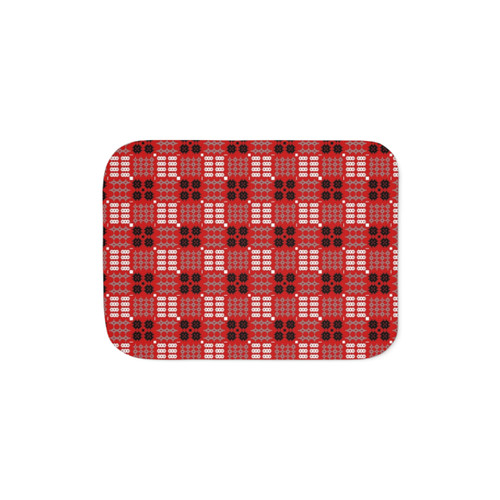 Cymraeg Sherpa Blanket with Welsh Design Carthen Cymraeg