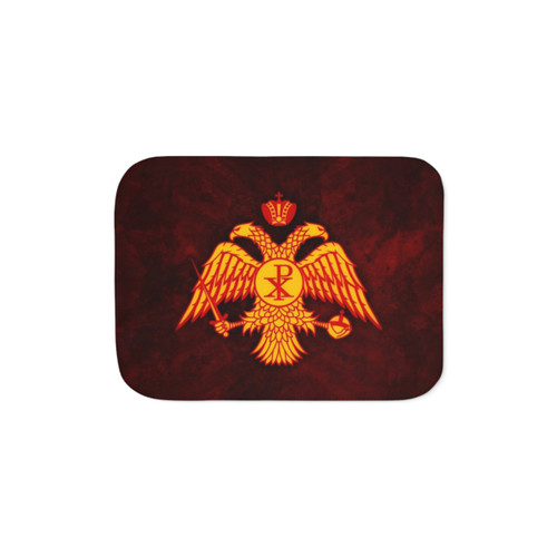 Byzantine Symbol Sherpa Blanket