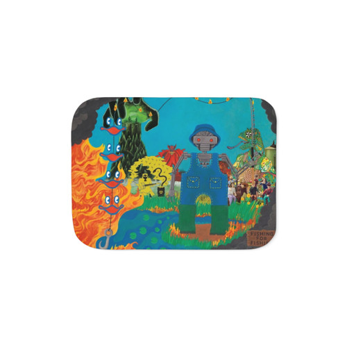 King Gizzard Album Art Collage Sherpa Blanket