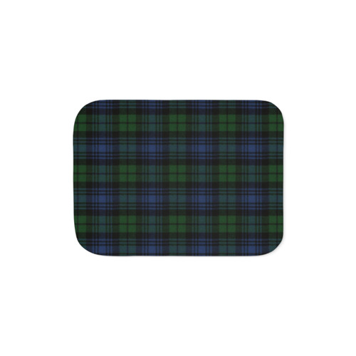Black Watch Ancient Original Scottish Tartan Sherpa Blanket