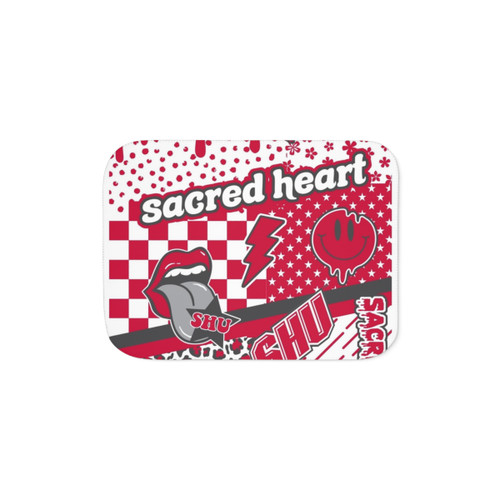 Cozy Sacred Heart Sherpa Blanket