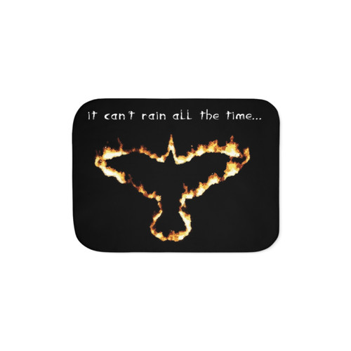 fire crow Sherpa Blanket - Dark Quotes & Horror Inspired