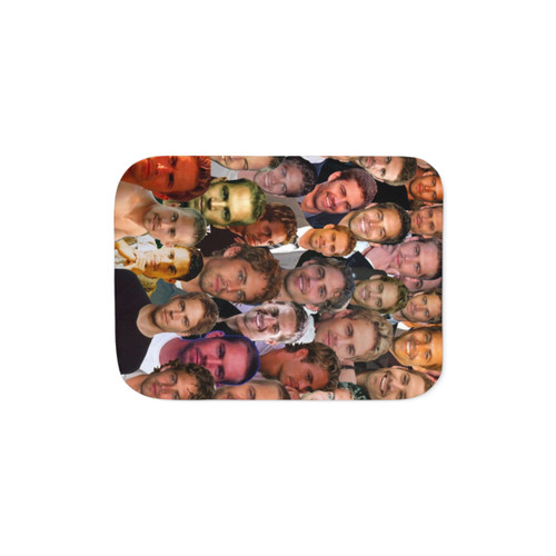 Paul Walker Photo Collage Sherpa Blanket