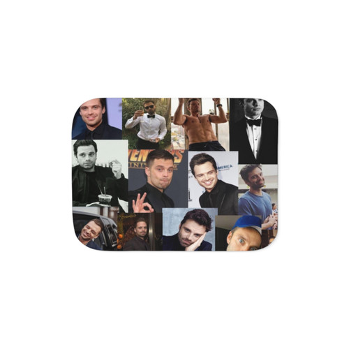 Sebastian Stan Sherpa Blanket