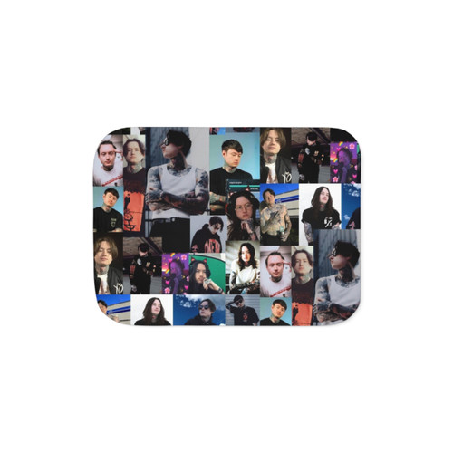 Noah Sebastian Photo Collage Sherpa Blanket