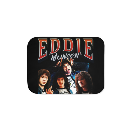 Stranger Things Eddie Munson Sherpa Blanket