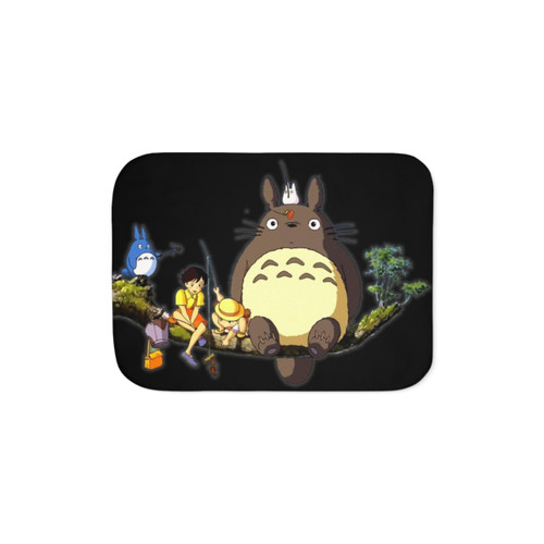 Totoro Sherpa Blanket - Cozy Anime Throw Blanket