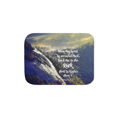 Inspirational Bible Verse Sherpa Blanket