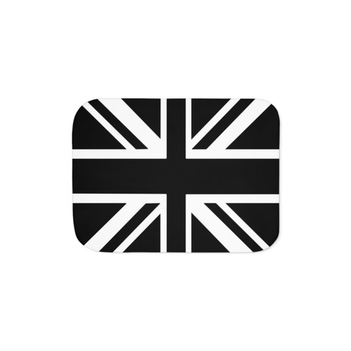 Newcastle United Sherpa Blanket with Union Jack Flag Design