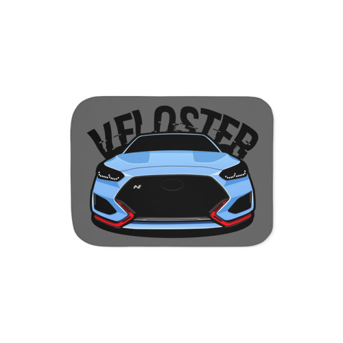 Hyundai Veloster N Sherpa Blanket for Car Enthusiasts