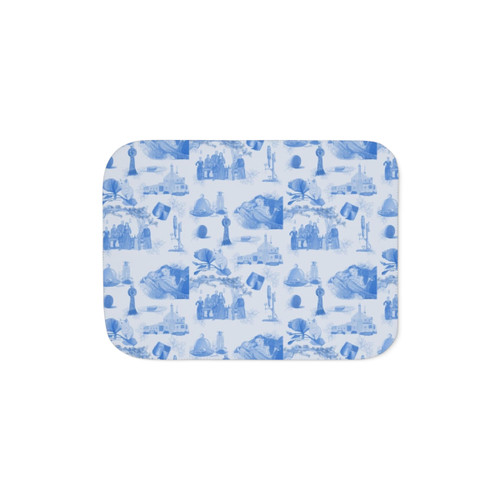 Perpetual Adoration Sherpa Blanket for cozy home decor