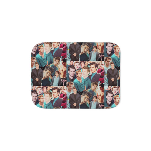 Andrew Garfield Collage Sherpa Blanket