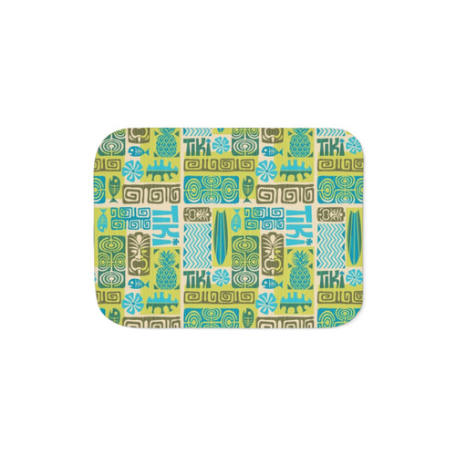 Tiki Time Luau Sherpa Blanket