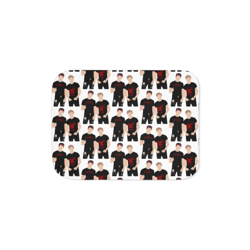 Sam and Colby Plush Sherpa Blanket