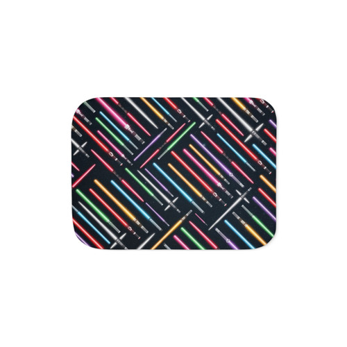 Lightsabers Sherpa Blanket - Cozy Star Wars Bedding