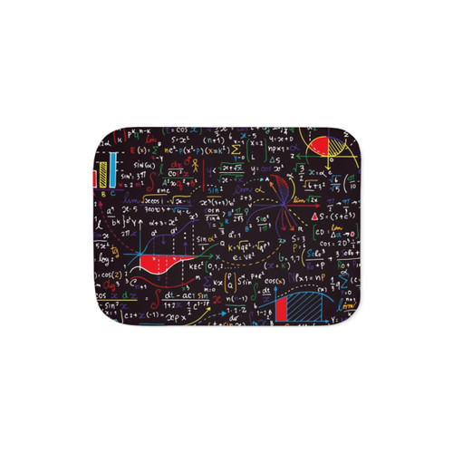 Colorful Math Design Sherpa Blanket