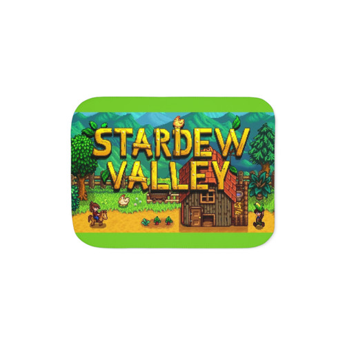 Stardew Valley Sherpa Throw Blanket