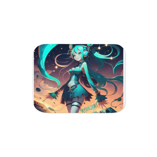 Hatsune Miku Sherpa Blanket