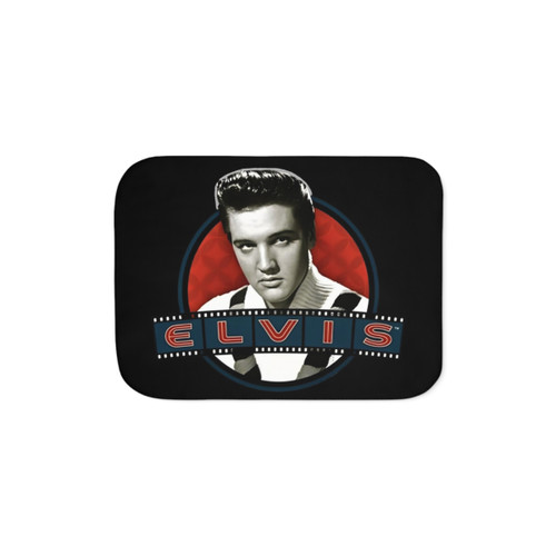 Elvis Presley Sherpa Blanket - Bright Moon
