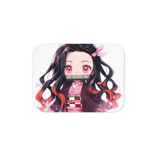 Nezuko Demon Slayer Anime Sherpa Blanket