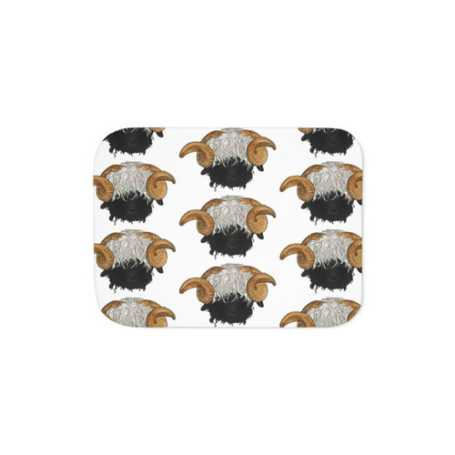 Valais Blacknose Sheep Sherpa Blanket