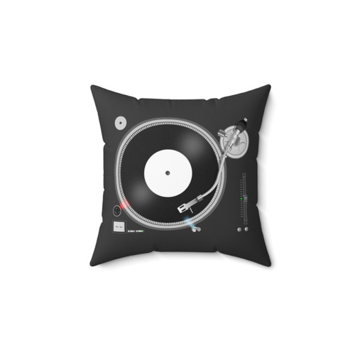 Turntable Pillow for DJs and Music Lovers