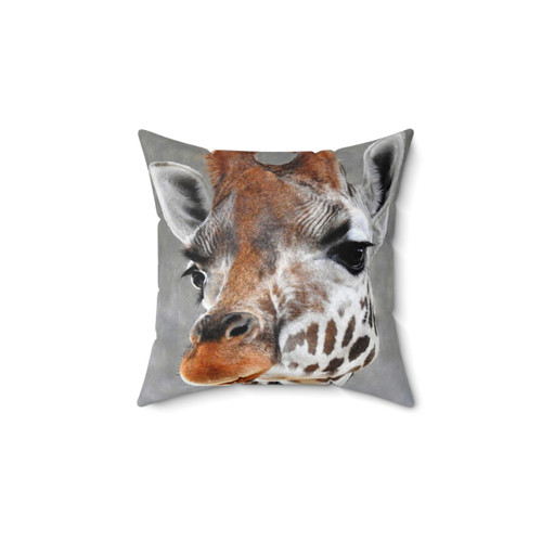 Giraffe Print Decorative Throw Pillow