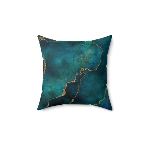 Glamorous Gemstone Mineral Pillow for Elegant Home Decor