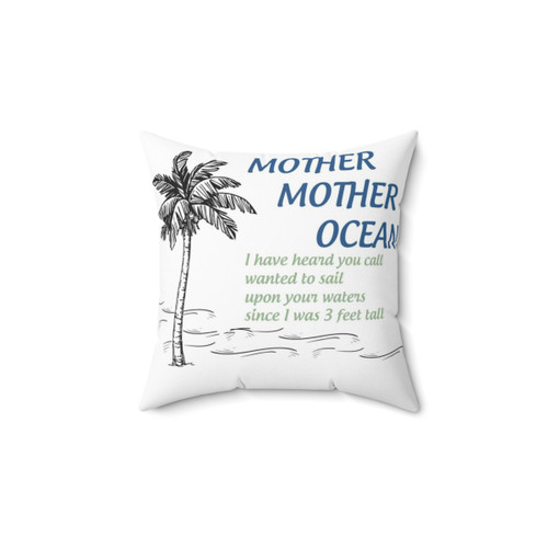 Mother Ocean Pillow - Tropical Beach Decor