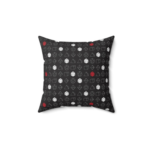 Dungeons & Dragons D20 Dice Pattern Pillow