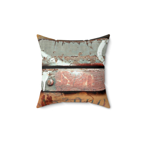 Industrial Grunge Decorative Pillow