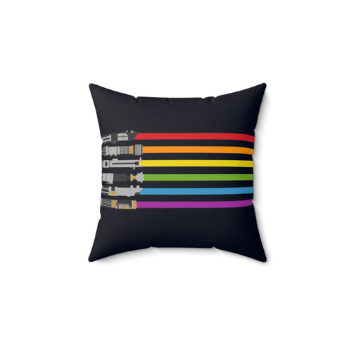 Lightsaber Rainbow Pillow - Star Wars Sci-Fi Decor
