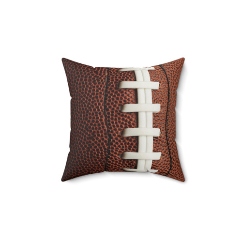 Football Themed Decorative Throw Pillow