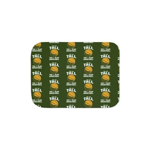 Tall basketball player Sherpa blanket