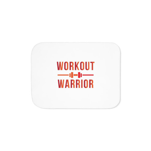 Cozy Sherpa Fleece Blanket for Gym and Workouts