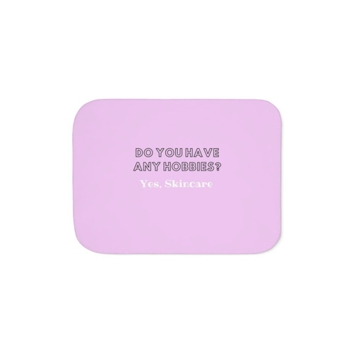 Sherpa Fleece Blanket for Skin Care Enthusiasts