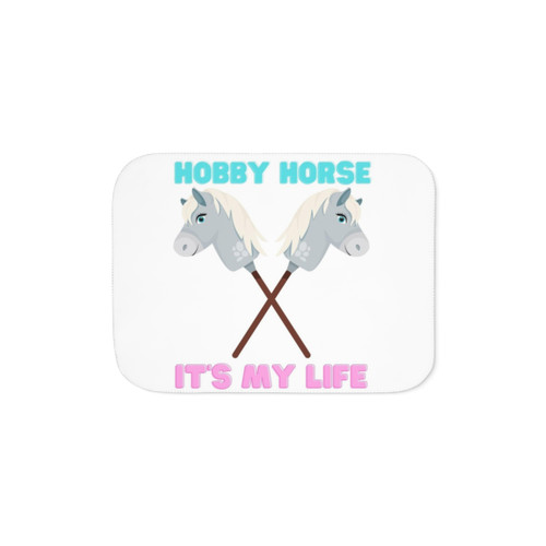 Cozy Sherpa Horse Blanket for Hobby Horse Enthusiasts