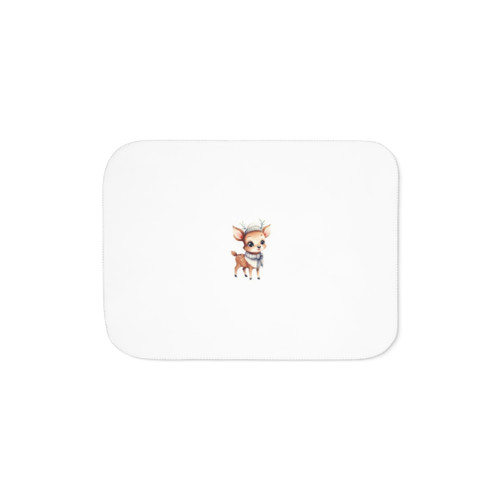 Christmas Deer Sherpa Blanket