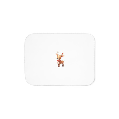 Christmas Deer Sherpa Blanket