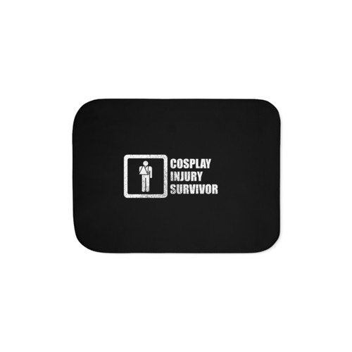 Cosplay Injury Survivor Sherpa Blanket