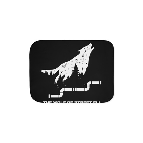 Mystical Wolf Plumber Sherpa Blanket